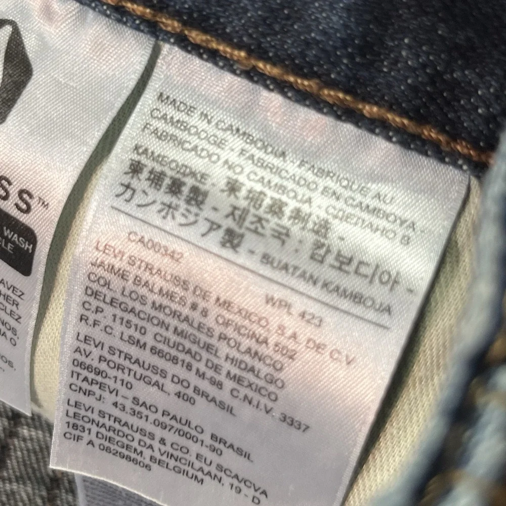 Levi's 527 Boot Cut Jeans Men's Size 34x30 Blue Denim Medium Wash Cotton Cowboy